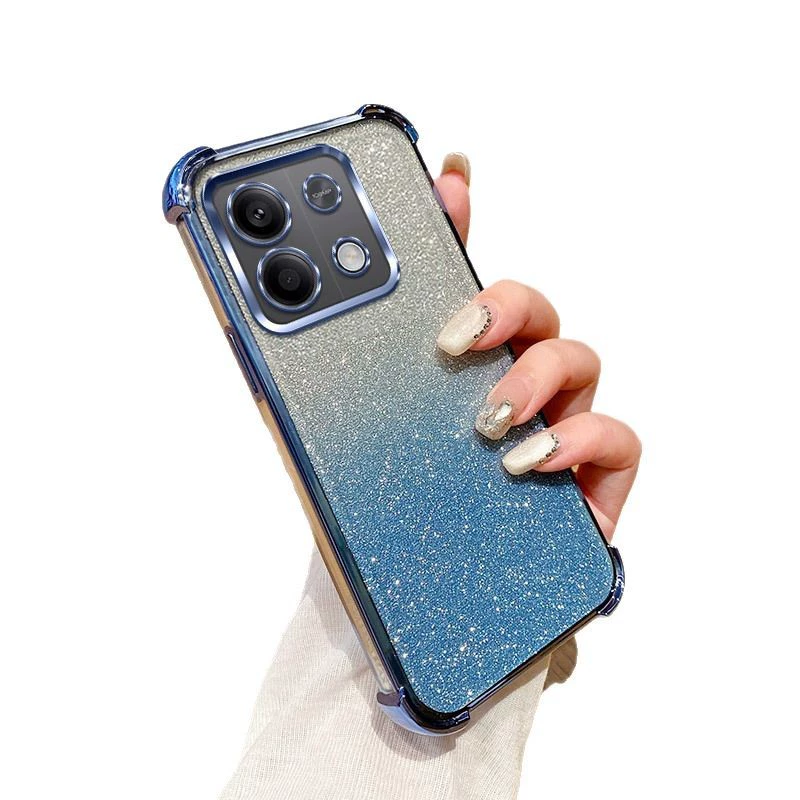 [Совместимый с Redmi Note 15 Pro чехол для телефона с квадратным корпусом, красная вспышка Redmi 14C, гальванический красный корпус Redmi Note 12, мягкая защита]