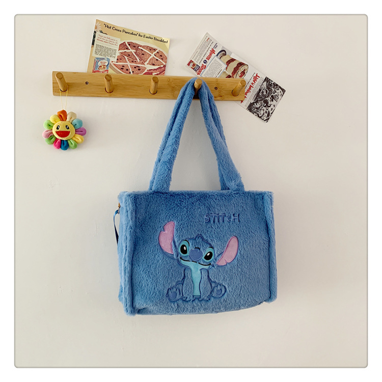 Transfronterizo al por mayor de las mujeres de la felpa coolomitot bolsa de mensajero bolsa de maquillaje lindo perro Yugui ins bolso