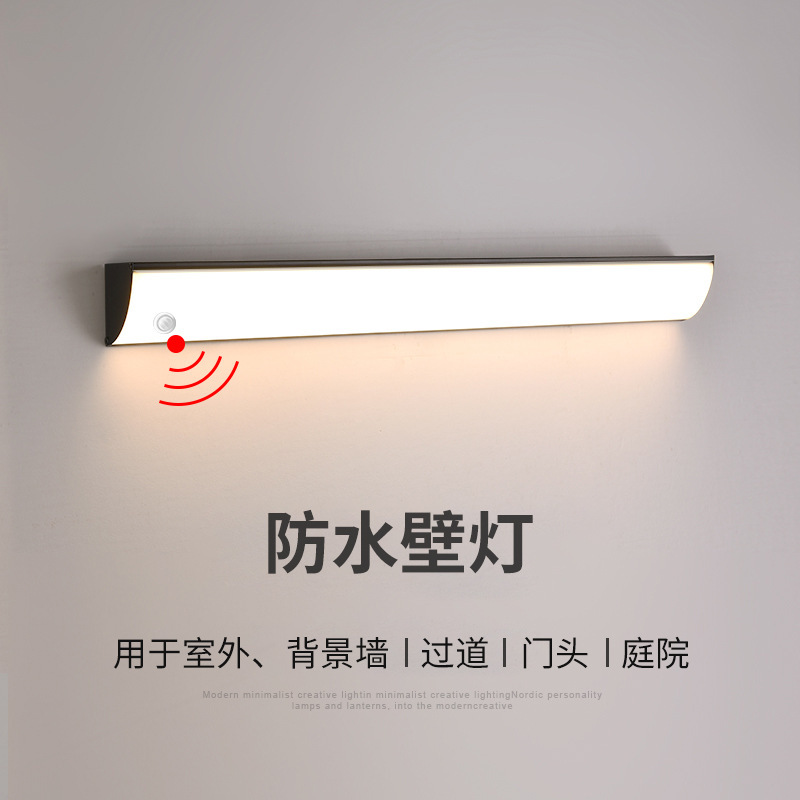 Led Long Wall Lamp Wall Surface-Mounted Outdoor Sensor Lamp Waterproof Triangle Lamp Outdoor Balcony Garden Lamp Terrace Lamp Led Long Wall Lamp Wall Surface-Mounted Outdoor Sensor Lamp Waterproof Triangle Lamp Outdoor Balcony Garden Lamp Terrace Lamp
