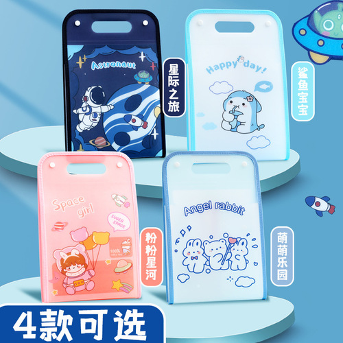 A4 portable folder test paper bag multi-layer large-capacity hand-held accordion bag test paper storage bag for primary school students