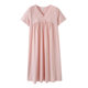 Pajamas women's spring and summer court style short sleeve suit loose princess style comfortable outerwear home wear cotton nightdress
