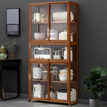 家用厨房餐边柜橱柜边柜茶水柜客厅靠墙储物柜子多功能茶边柜碗柜