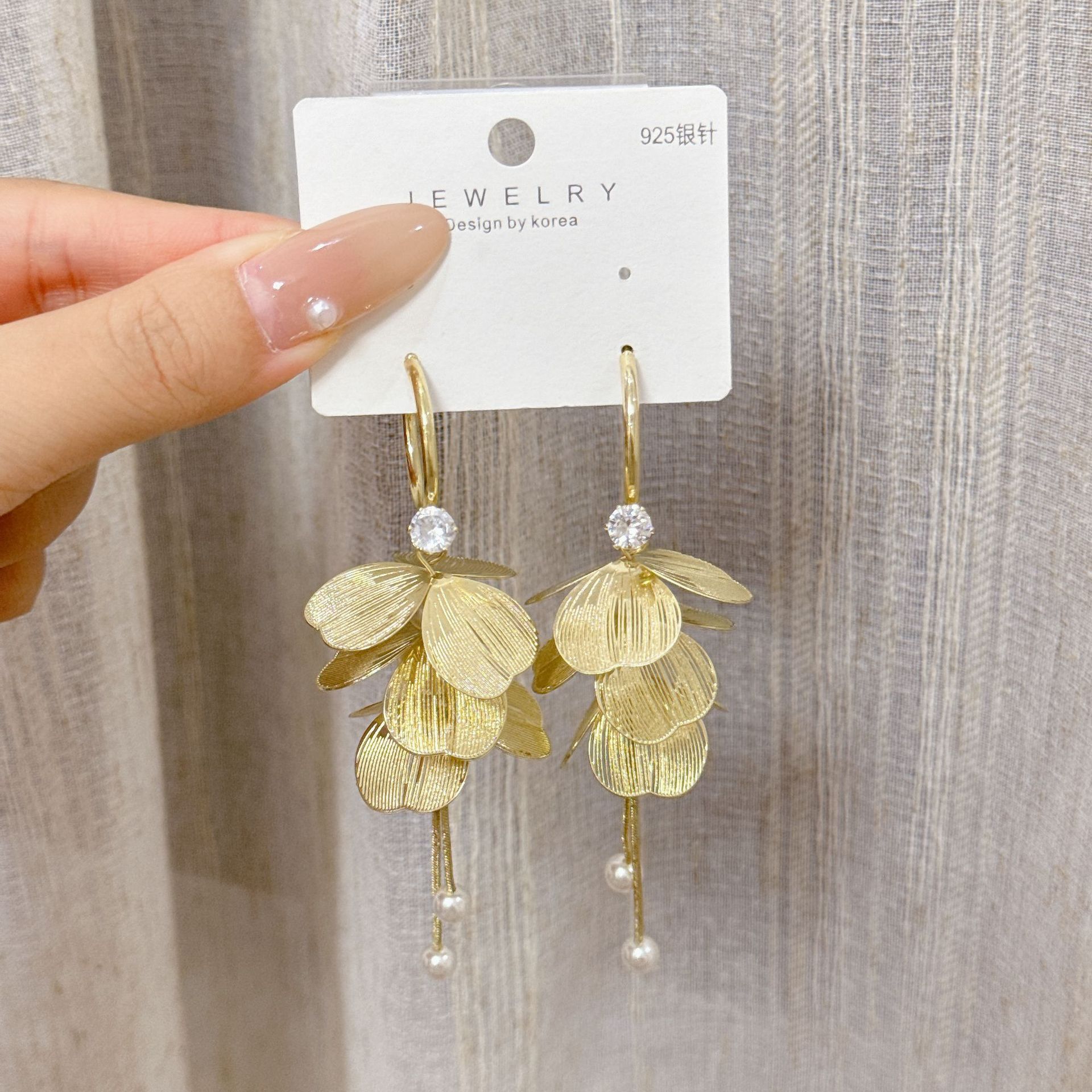 Fashionable elegant design sophisticated earrings with tassels from…