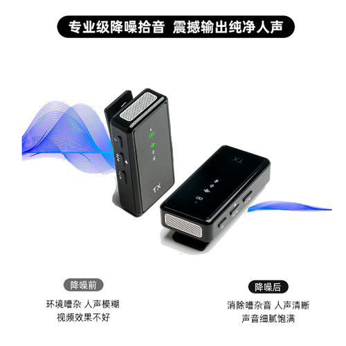 2024 Private Brand Wireless Lavalier Microphone for Livestreaming, MCs, Recording, Influencers, E-commerce, Outdoor Link-up, PK