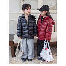 2025冬季新款儿童马雅经典加厚羽绒服90白鸭绒男童女童百搭韩版潮