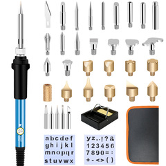 Adjustable temperature electric soldering iron pyrography pen European regulation pyrography machine engraving soldering iron pen pyrography tool pyrography pen 110V American regulation