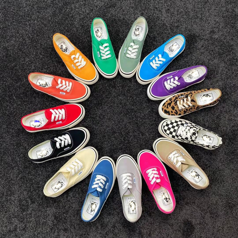 Putian Pure Original Vance Shoes Anaheim 44Dx Classic Sneakers for Men and Women Low-Top Versatile Canvas Shoes