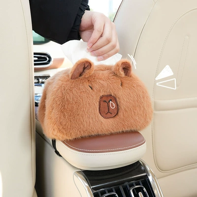 Armrest Box Paper Box — Car tissue box/set