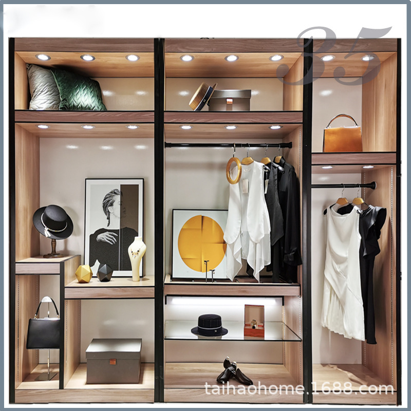 Model Room Display Props Clothes Cloakroom Wardrobe Decorations Bag Storage Box Shoes Hat Pillow Collocation