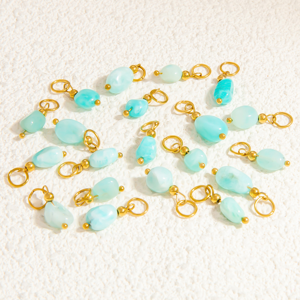 8g Weight Pendant Jewelry Making Type DIY Jewelry Accessories Classification 20 PCS/Package, 3 PCS/Package Quantity 304 Stainless Steel, natural stone Material Geometric Pattern Plating Design Vintage Style, Classic Style Style 20 PCS/Package 3 PCS/Package 304 Stainless Steel Natural Stone Geometric Pendant 3