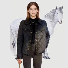 平湖小香风羽绒服女高级感冬季女式外套韩版鸭绒服新款短款女