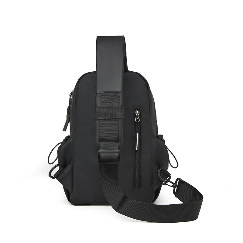 Nuevo bolso de pecho para hombre, bolso de mensajero de tendencia casual, bolso de hombro impermeable deportivo, mochila de viaje ligera de moda al por mayor