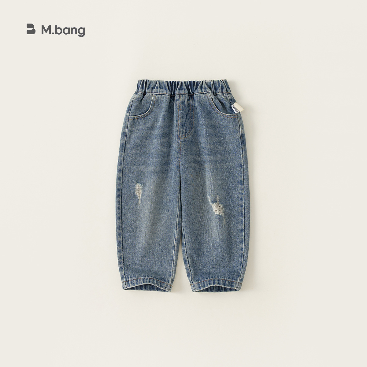 Yoobao ropa infantil coreana para niños pantalones agujeros vaqueros para niños pantalones largos de bebé sueltos nuevos vestidos de otoño