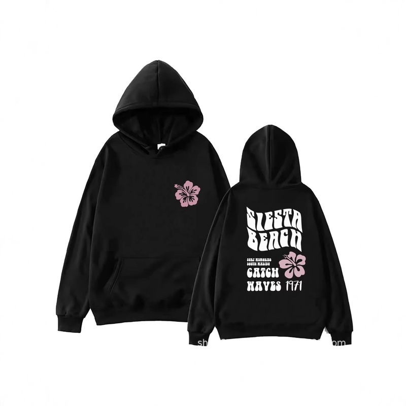 Cross-Border Siesta Beach Fashion Hooded Sweatshirt Aesthetic Sweatshirt Gift Top for Men and Women Cross-Border Siesta Beach Fashion Hooded Sweatshirt Aesthetic Sweatshirt Gift Top for Men and Women