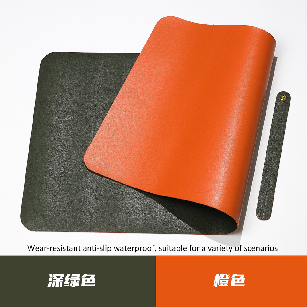 Diseño de cojín de mesa de cuero antideslizante impermeable color sólido super gran patrón publicitario cojín de publicidad para hacer cojín de ratón