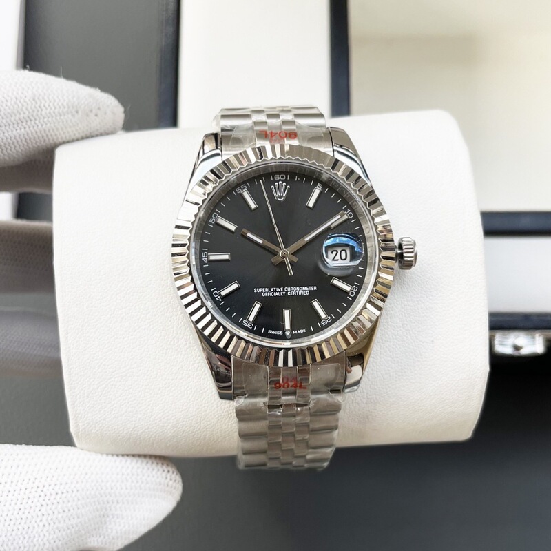 Log Series Mechanical Watches, Stainless Steel Luminous Waterproof Wristwatches, Dropshipping, Popular Foreign Trade Items, Large Dial, Fully Automatic