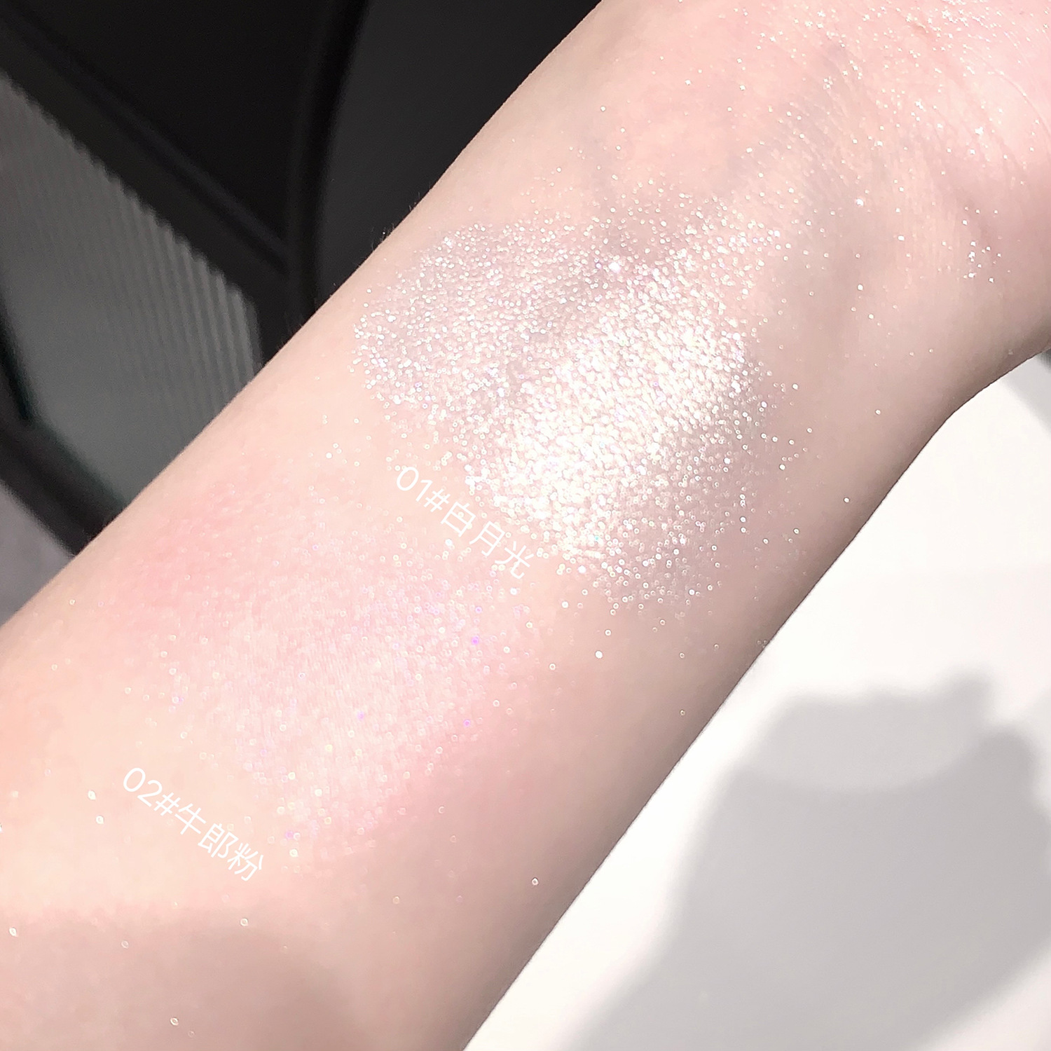 QMN Dream High Gloss Powder, pegatinas de maquillaje para ropa facial delicada, polvo antivolador natural, polvo de alto brillo impermeable