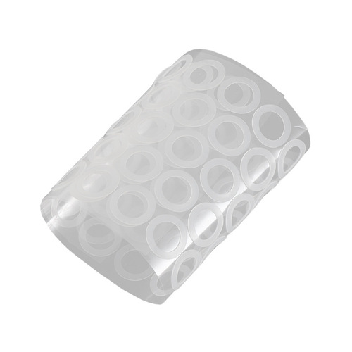 Source factory self-adhesive food-grade transparent silicone gaskets, non-slip, waterproof, and leak-proof sealing silicone washers