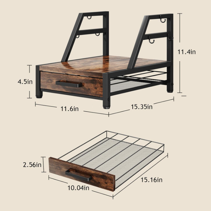 Fábrica directa de 35 paquetes de capacidad por capa de cajón de cápsulas de café con soporte de taza K para suministro transfronterizo