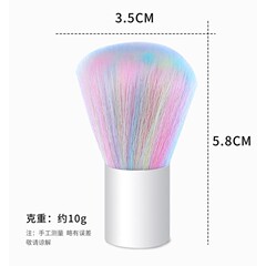 工場ネイルペン卸売り七虹ブラシ粉塵ブラシカラーブラシ毛散粉ブラシ短柄爪洗浄ブラシ