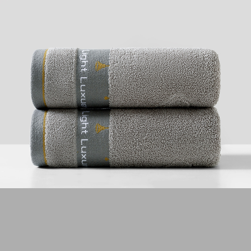 Toallas de algodón puro, tipo A, al por mayor, gruesas, suaves, absorbentes, de poliéster y algodón, toallas faciales para adultos, de secado rápido, para lavarse la cara.