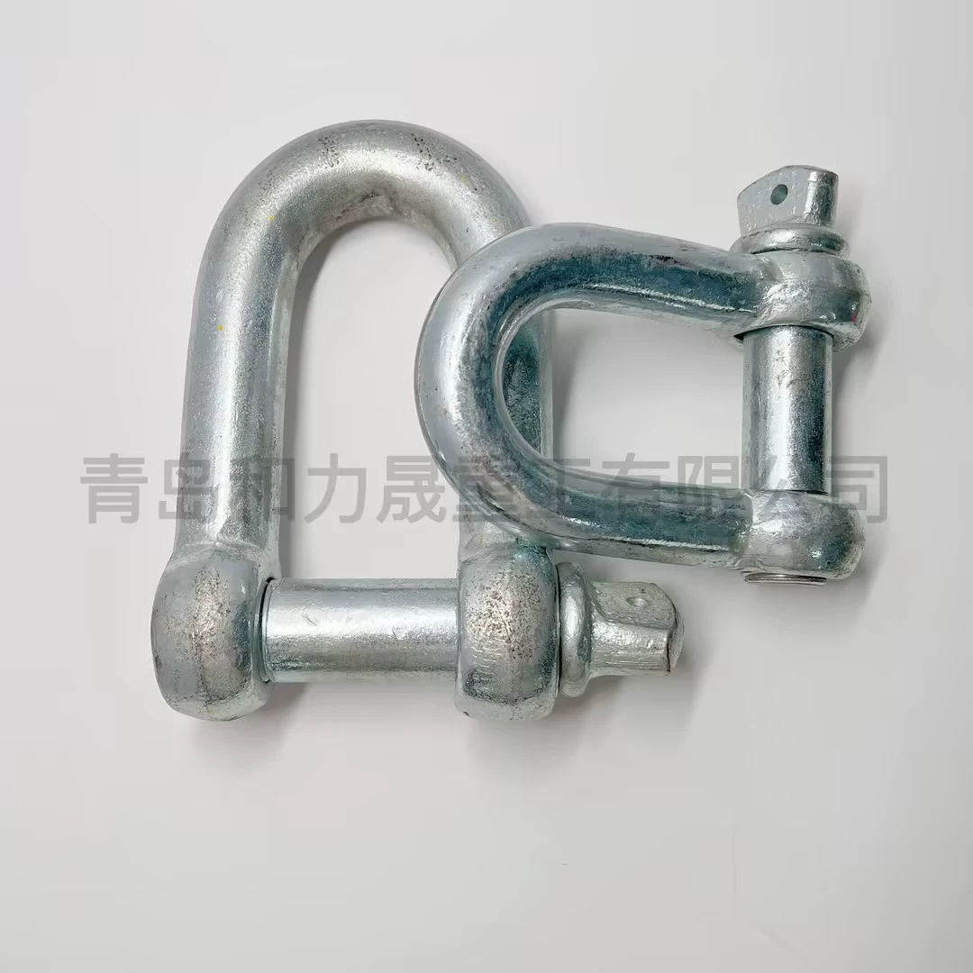 Подъемное ухо, морское U-образное подъемное кольцо, универсальное подъемное кольцо с карабином, оцинкованное морское подъемное кольцо, тяжелый подъемный кольцевой тип в наличии