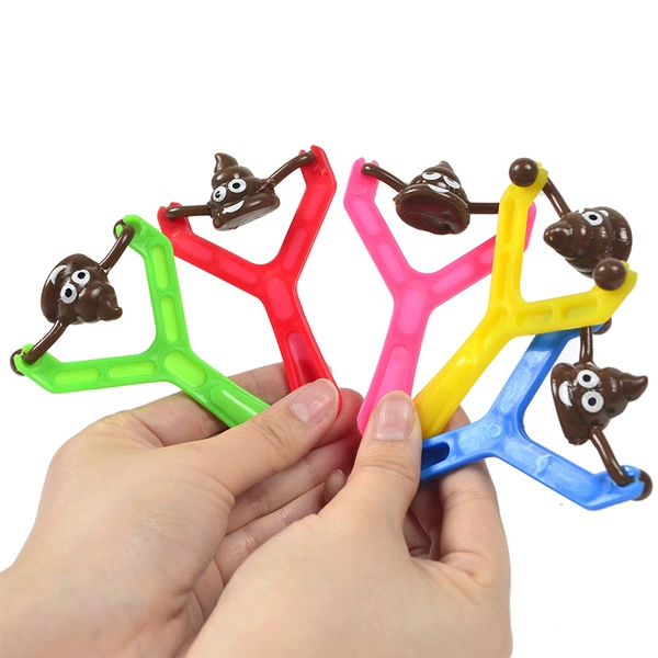 Brown plastic slingshot