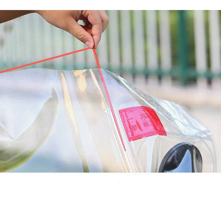 Electric Motorcycle Front Windshield, Four-Season Pedal Battery Car Windproof Board, Take-Out Special High-Definition Transparent Rain Cover
