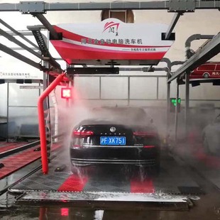 Chuangwang 360-Degree Rotating Fully Automatic Car Washing Machine, No Blind Angle Cleaning, Stainless Steel Shell, Commercial