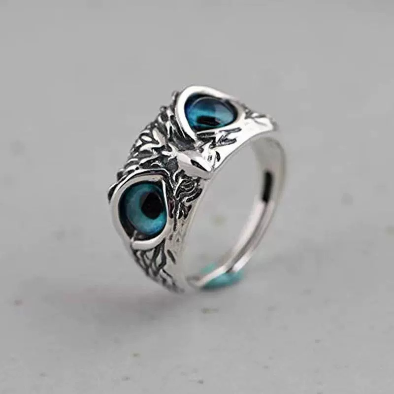 Ретро голубое кольцо для любимого, пожелания, европейский стиль, Aliexpress