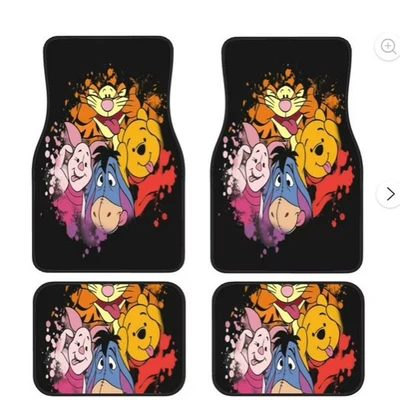 Alien Cartoon Hello Kitty Ins — Avtomobil döşəmə paspasları - winnie-the-pooh-car-floor-mats-imitation-cashmere-4060cm-single-pack