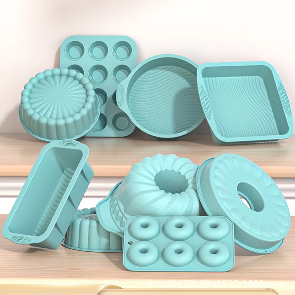 Spot Baking Mold Set Silicone Cake Mold Sunflower Pumpkin Baking Pan DIY Toast Household Baker