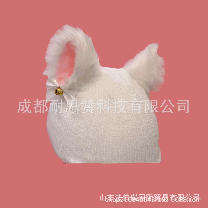 Cubierta de casco de esquí de dibujos animados lindo personalidad cálida placa única cubierta de casco de doble placa bicicleta muñeca cubierta decorativa a prueba de viento