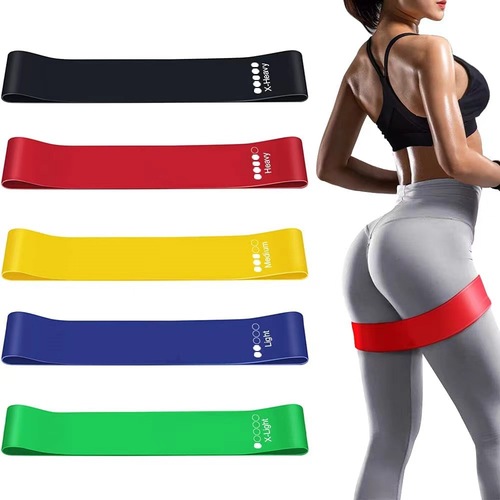 Yoga Resistance Band Fitness Elastic Band Pull-up Deep Squat Glute Assistance Aids Latex Stretching Exercise Training Band