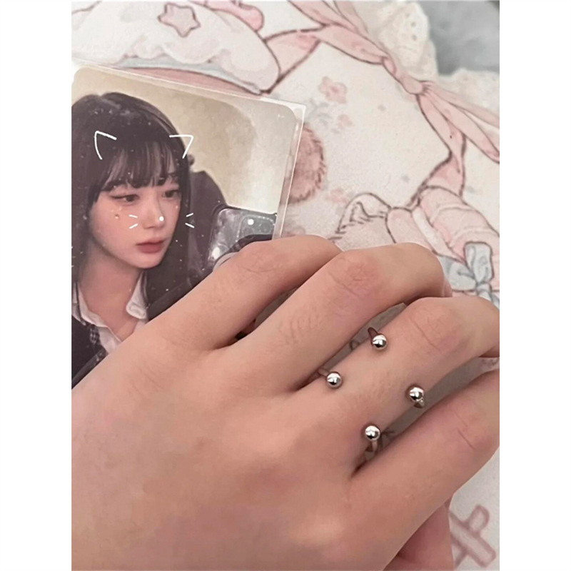 aeri酱同款戒指两戴开口设计ins冷淡风高级感个性百搭关节戒女款|undefined