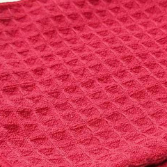 Microfiber Water-absorbent Cleaning Towel, Thick Car Wash Towel, Pineapple Pattern Square Car Wash Cloth, Honeycomb Cleaning Rag