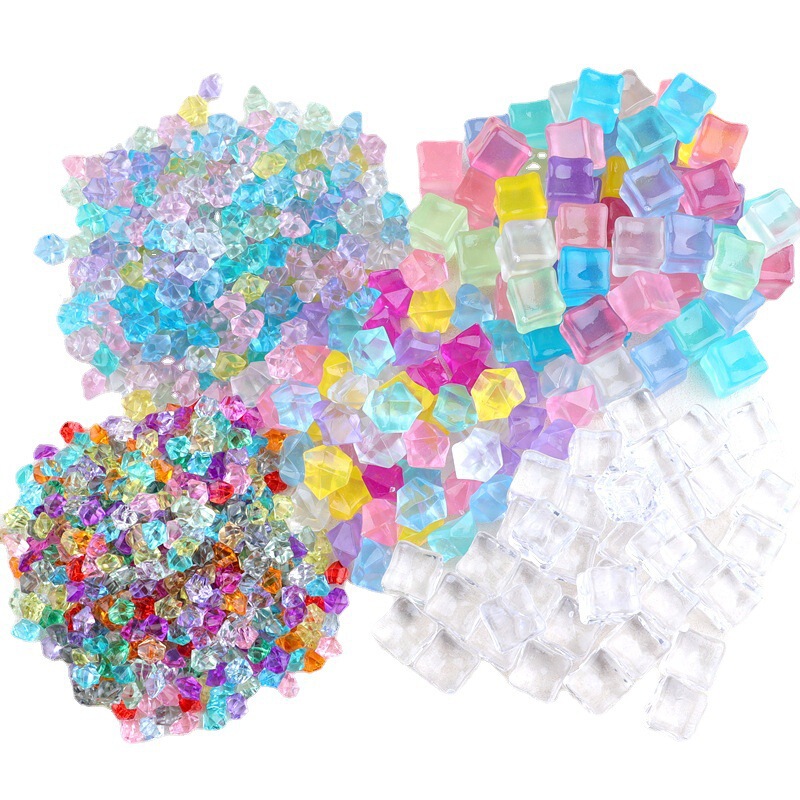 Simulated Luminous Small Ice Cube Keychain DIY Cream Glue Colorful Phone Case Creative Pendant Accessories Manufacturer Wholesale Simulated Luminous Small Ice Cube Keychain DIY Cream Glue Colorful Phone Case Creative Pendant Accessories Manufacturer Wholesale
