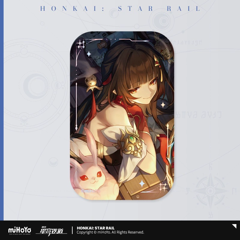 Коллекционный значок (Honkai: Star Rail) — персонаж, цветной картон на подложке, одиночный