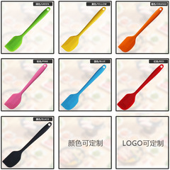 Silicone Scraper Cream Knife Small Food Grade Silicone Scraper Colorful Baking Scraper Wholesale