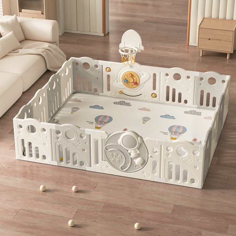 Babies juego valla valla protector de bebés tierra para niños en el interior casa para niños esterradura valla sala de estar