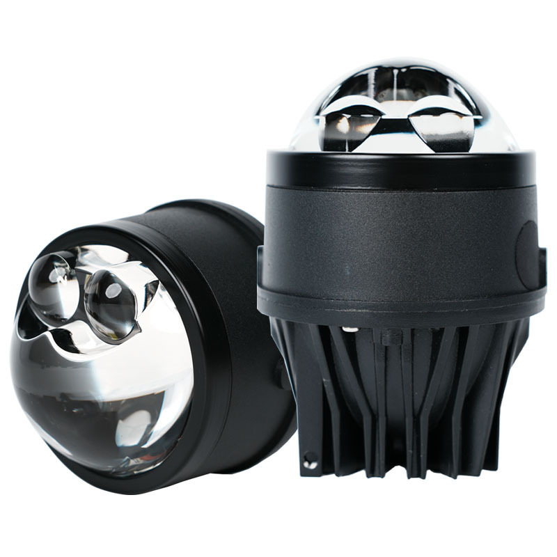 車用 LED ダブル直射フォグランプ ダブルフォーカスレンズ 3inch ハイパワー 75W 超高輝度レーザー防水効果 遠近|undefined