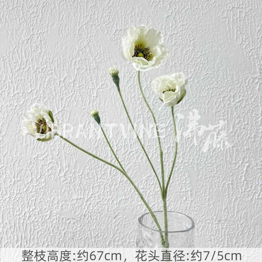 Arreglo de flores de guía de diseño de bodas blanco Arreglo de flores de guía Sala de estar del hotel Decoración de flores falsas Fábrica de flores artificiales al por mayor