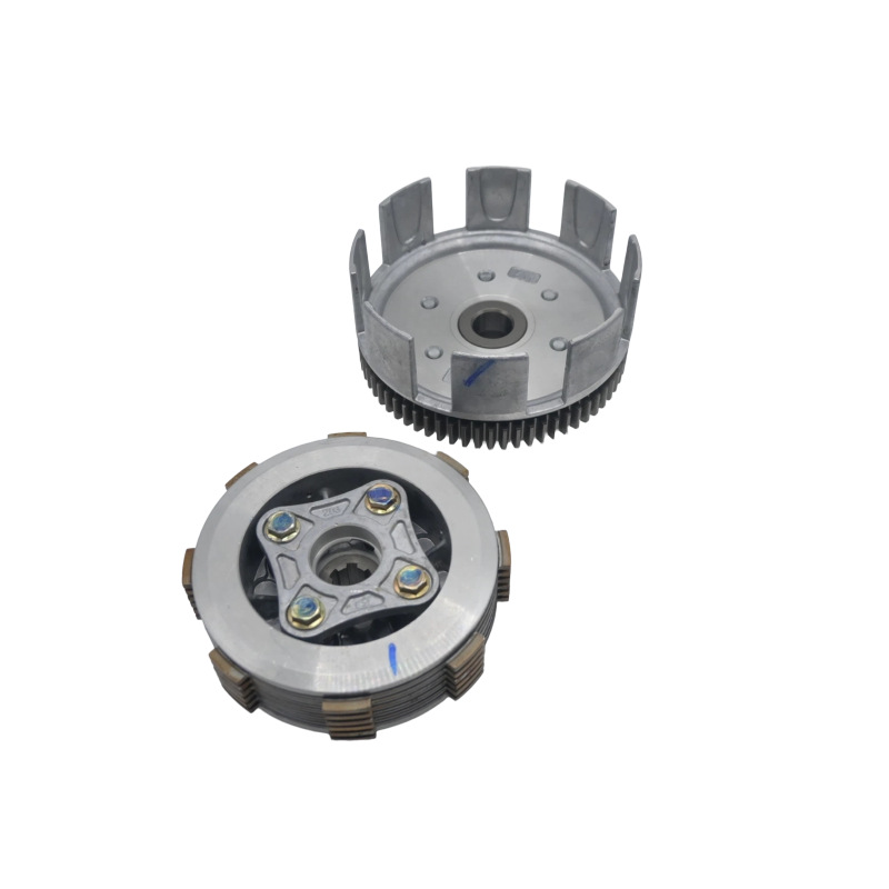 Motorcycle clutch assembly suitable for Zongshen W190 horizontal 190cc small drum assembly, clutch large gear