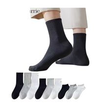 袜子男女通穿春夏季款运动吸汗中筒高通船袜纯色棉袜