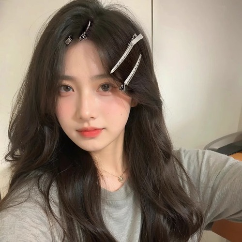 Hair root fixing fluffy hair clip for women, simple and invisible forehead fringe flyaway hair pin face wash makeup positioning duckbill clip hair accessory