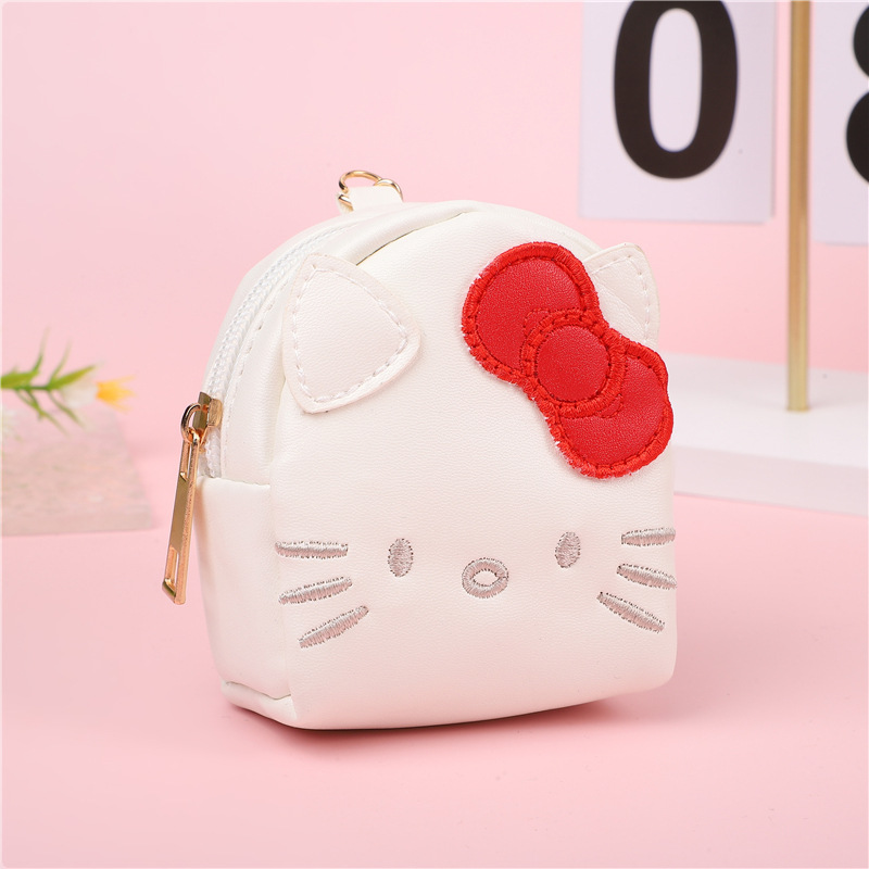 Coreano ins chica corazón de dibujos animados bolso de cambio Kuro mini bolso tipo bolsa de monedas auriculares bolsa de llaves