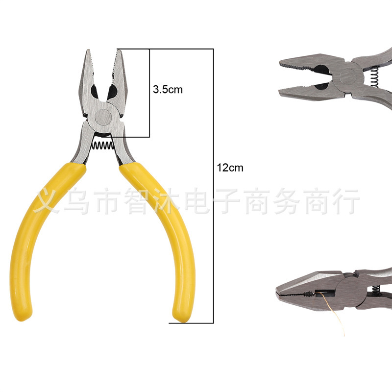 DIY 手作り小さなジュエリーツールセットプライヤー接着剤収納ボックスラジオペンチはさみ針銅リング|undefined