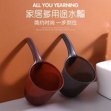 新款水瓢塑料水舀子家用厨房长柄儿童沐浴洗头洗澡杯舀水勺水漂