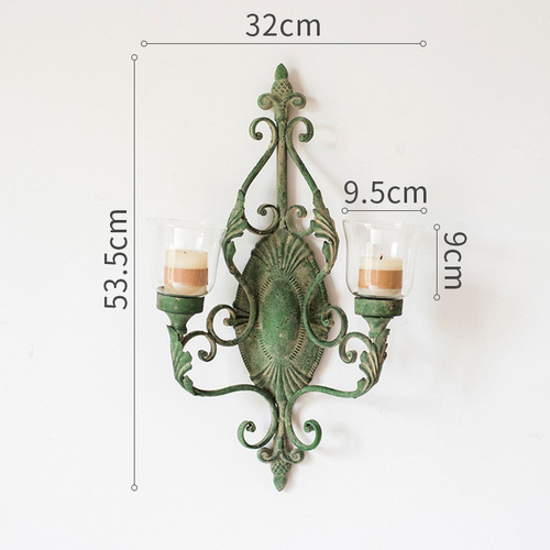Middle Eastern retro light luxury decorations, decorative lamps, candlesticks, wall pendants, metal handicraft pendants, worship shrines