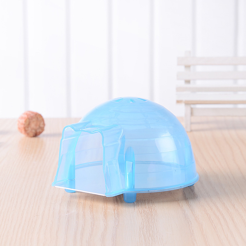 Casa de hielo de hámster de verano, casa de disipación de calor, ninedo de hámster, ninedo de refrigeración de mascotas, suministros de hámster